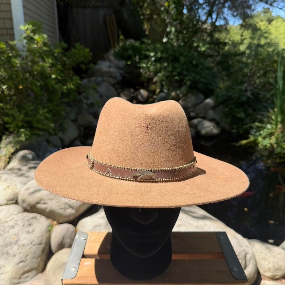 American-vintage Men's Tan and Brown Hat